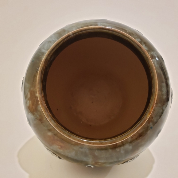 Art Nouveau Antique Jardinière Doulton Maud Bowden - Picture 5 of 7